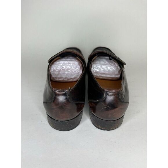 Sears Vintage Loafers Men Size 9.5D Brown Leather Made In Italy - Picture 5 of 13